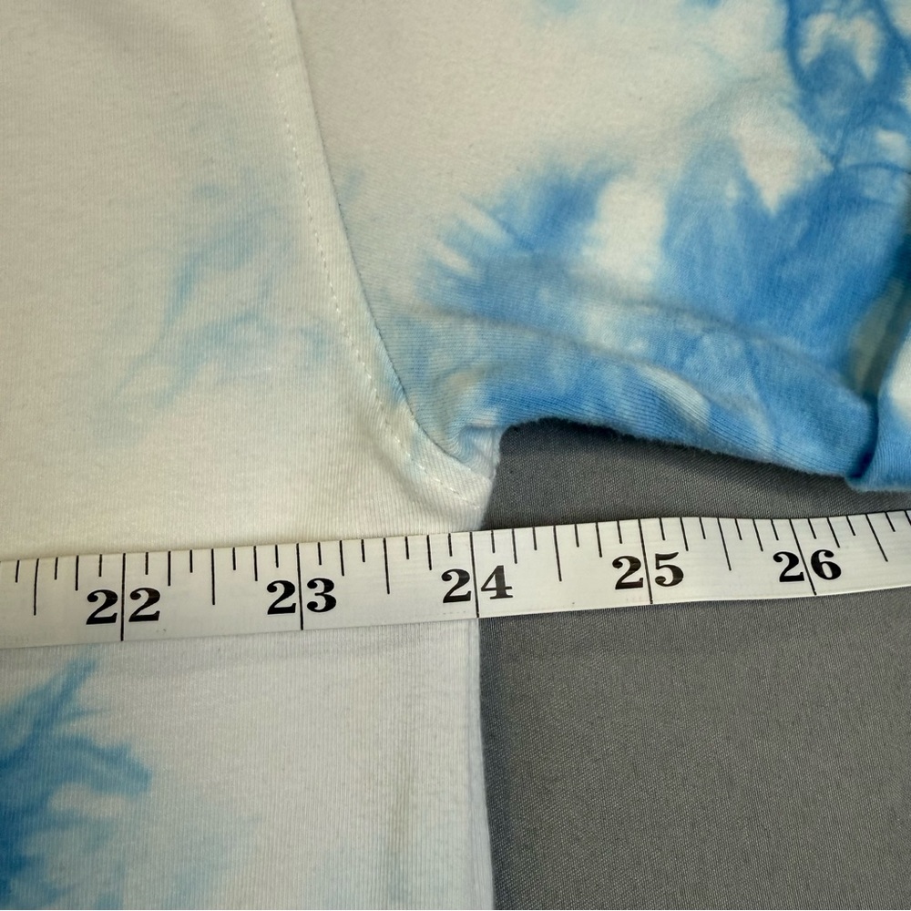 YoungLA Blue and White Tie-Dye T-Shirt - Picture 9 of 9